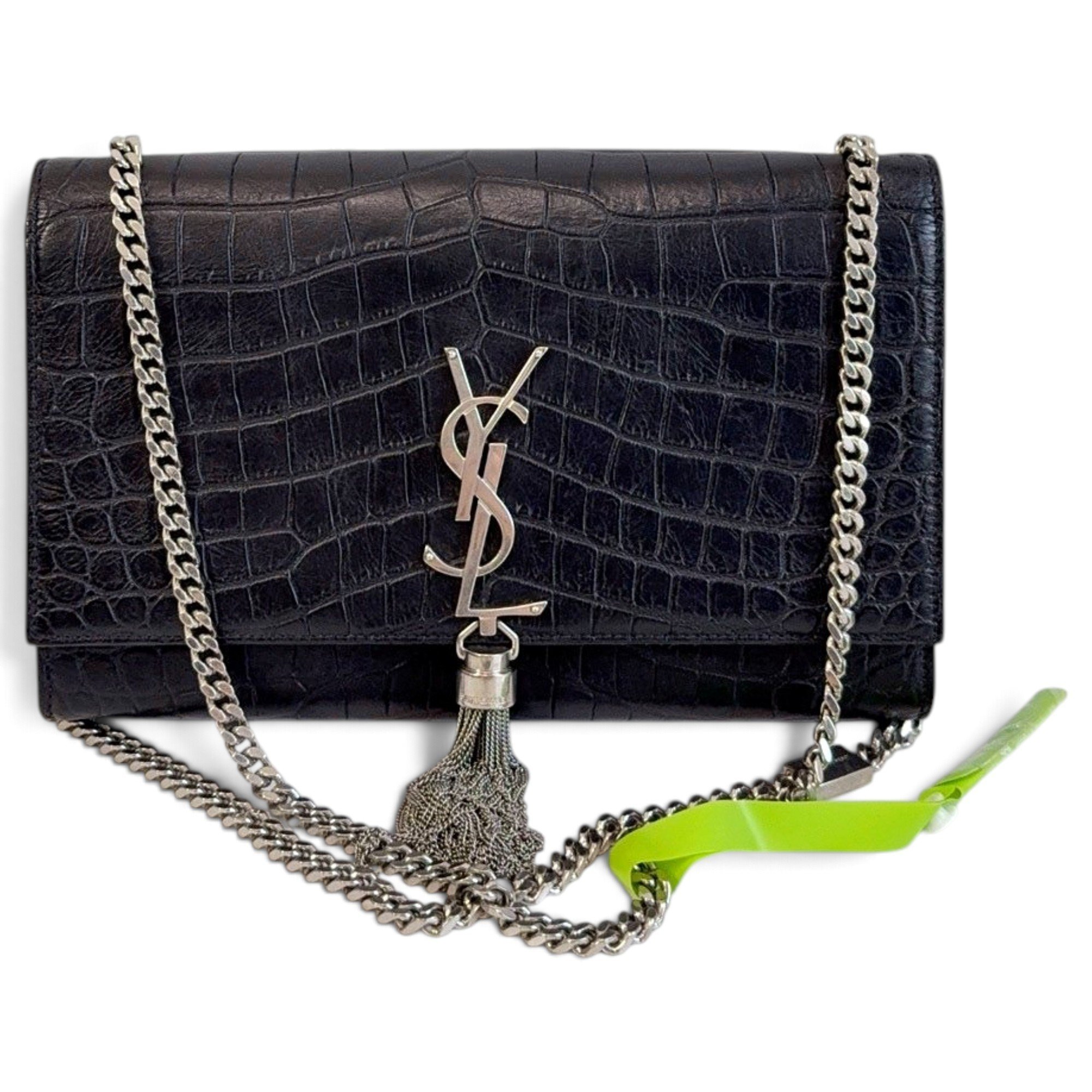 Pompom Kate leather handbag