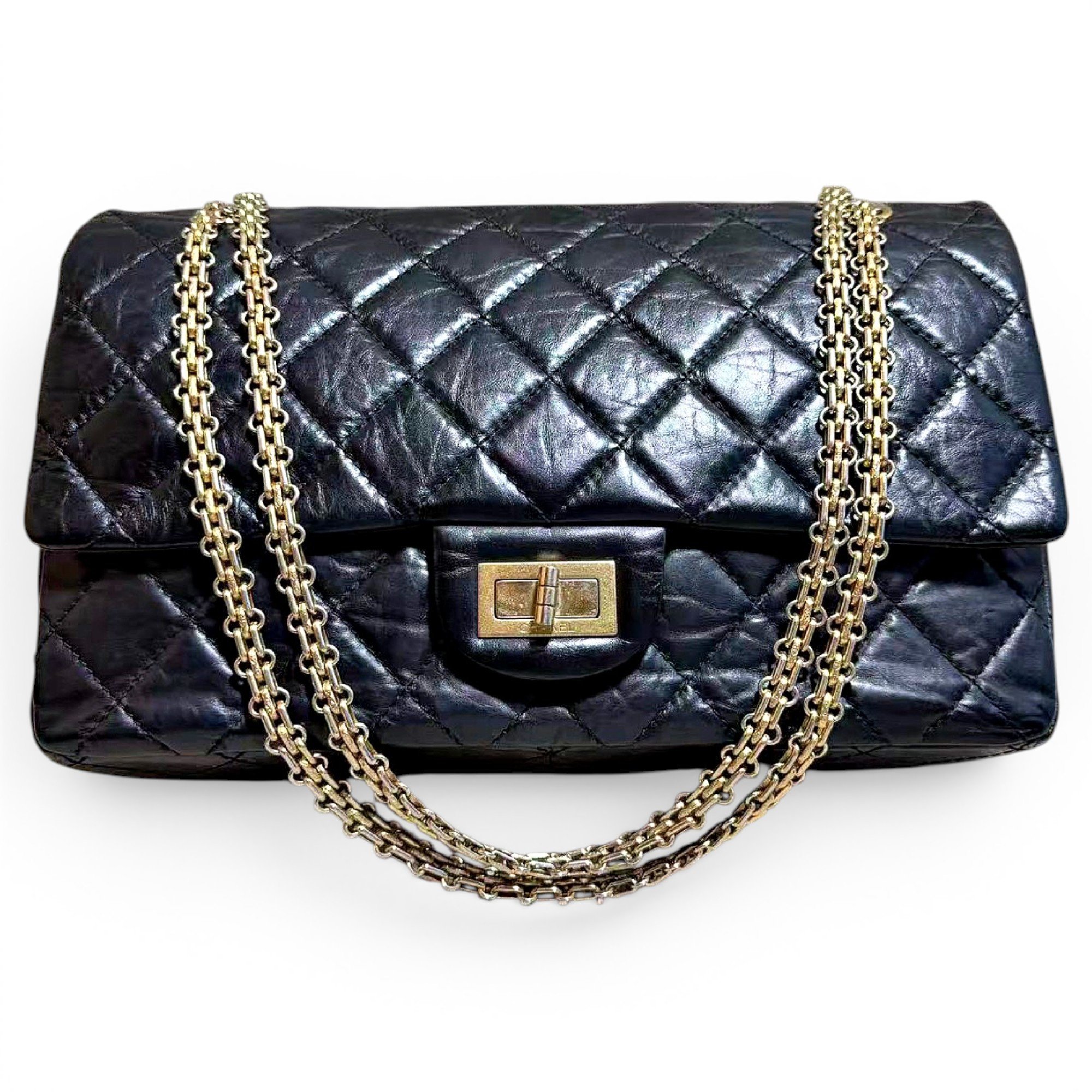 2.55 leather handbag