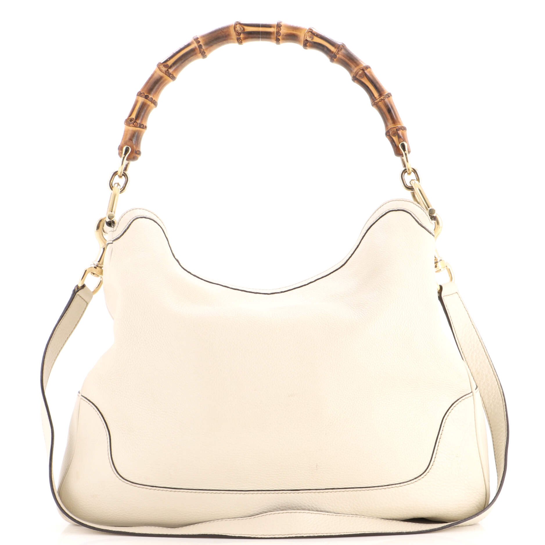 Diana Bamboo Shoulder Bag Leather Medium