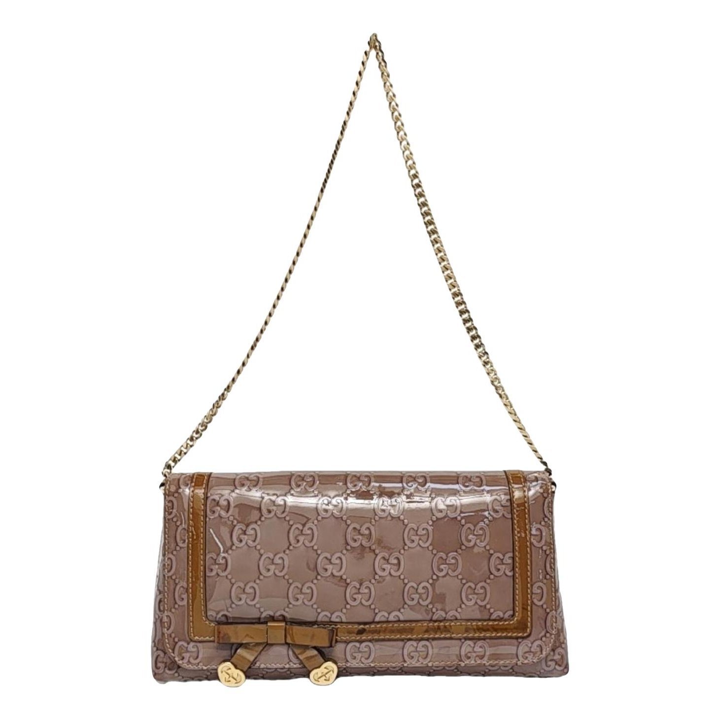 Patent leather handbag