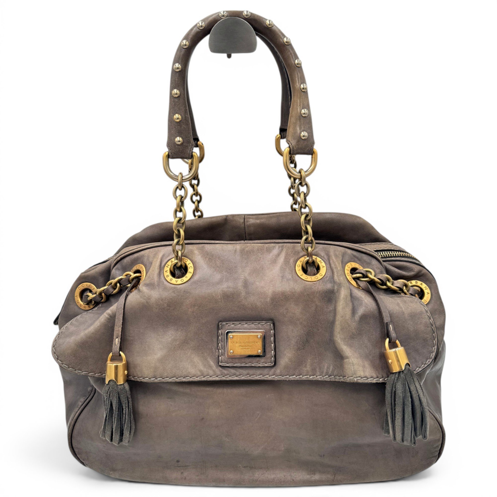 Leather handbag