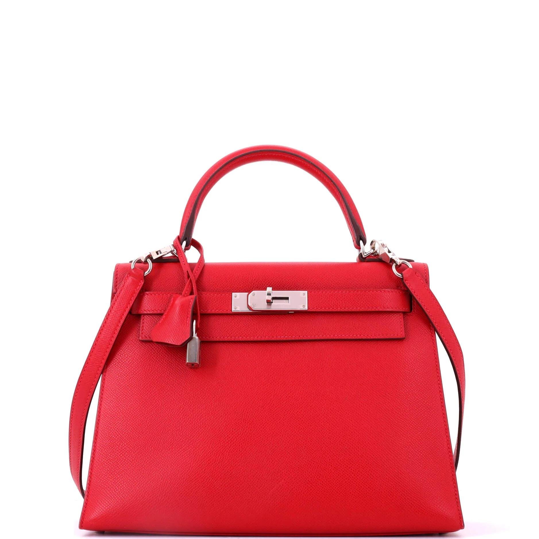 Kelly 28 leather handbag