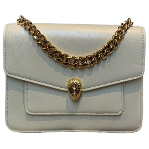Serpenti leather handbag