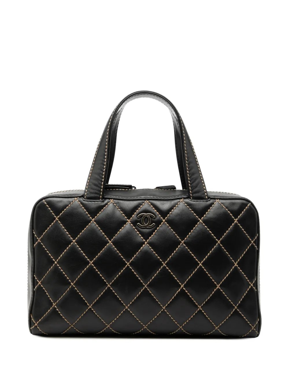 2000-2002 CC Lambskin Wild Stitch handbag