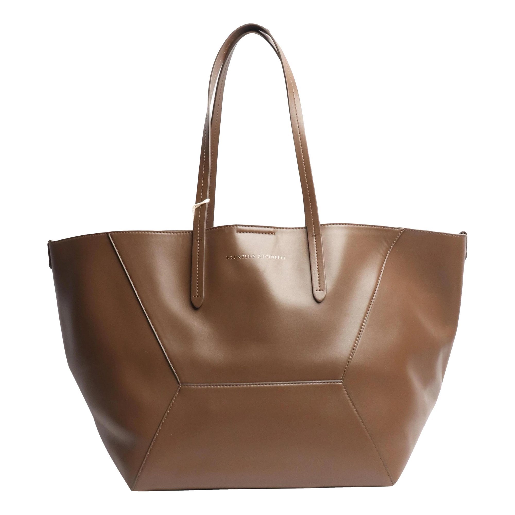 Leather tote