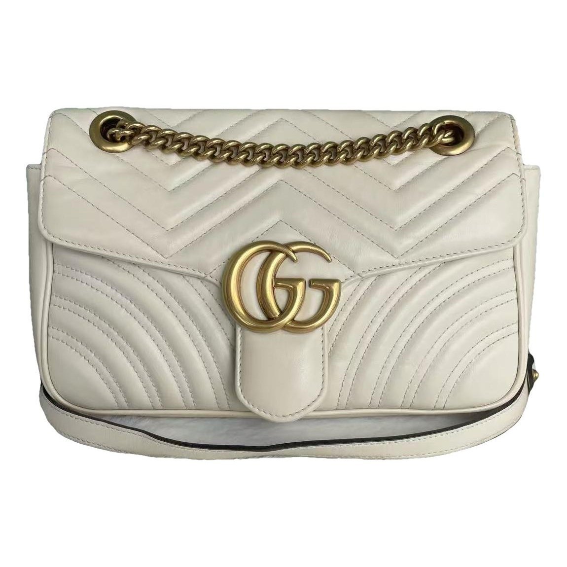 GG Marmont Flap leather handbag