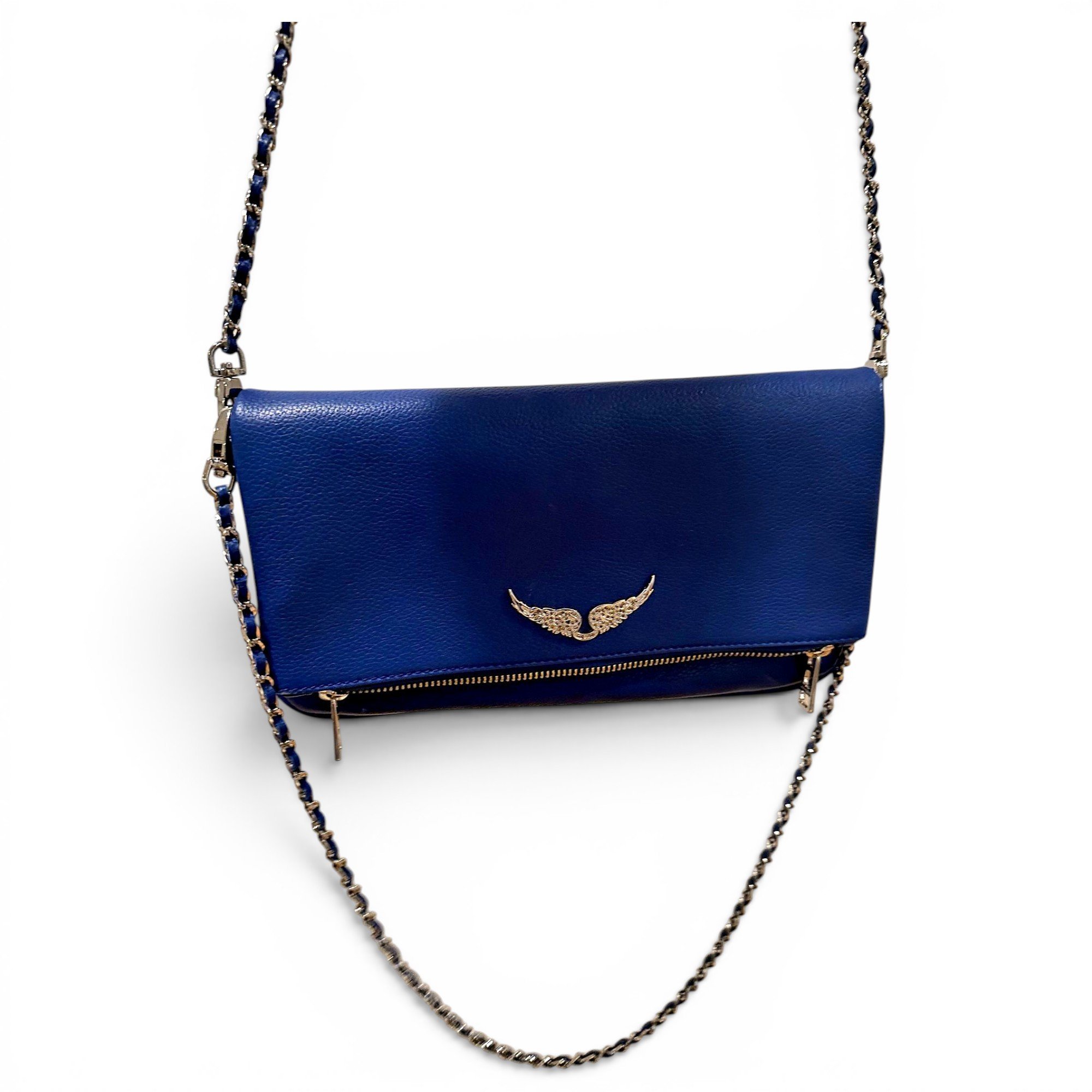 Rock leather crossbody bag