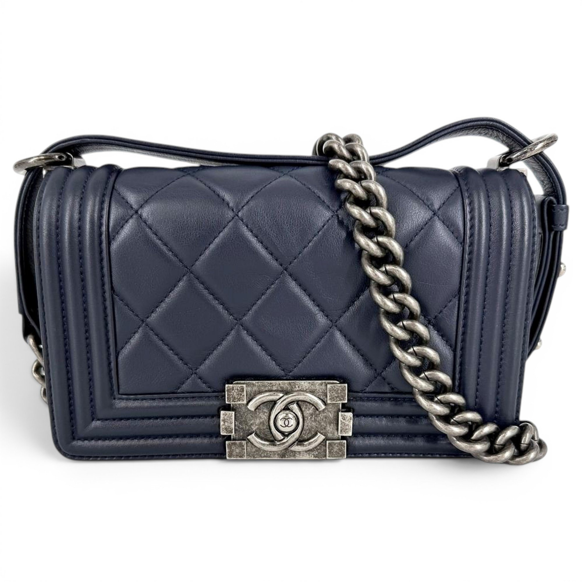 Boy leather handbag