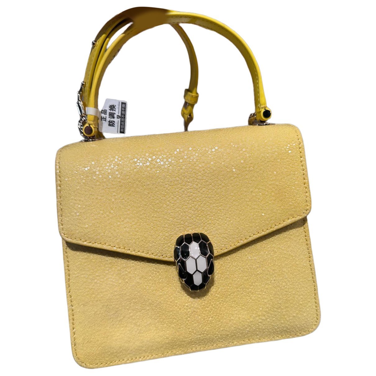 Serpenti leather handbag