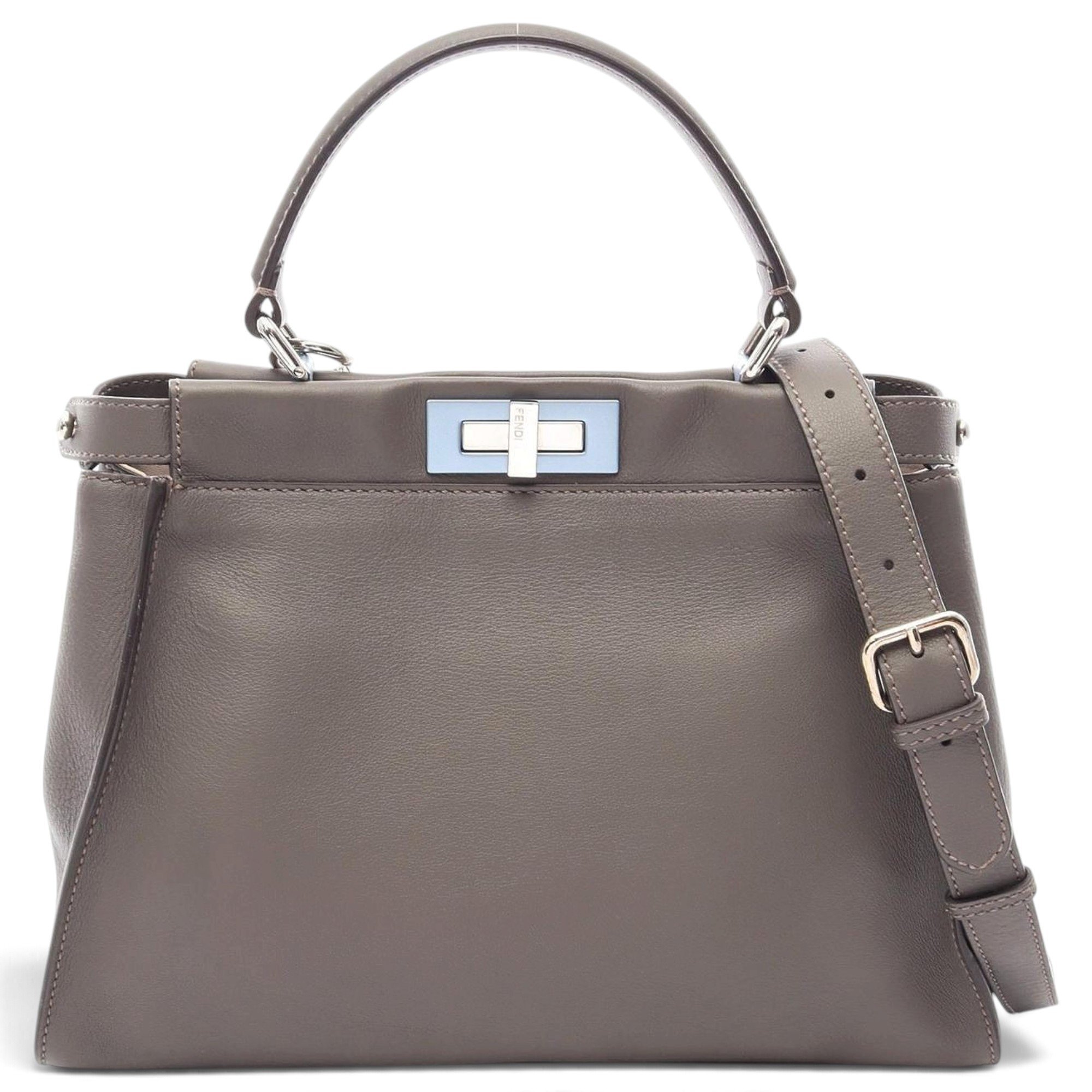 Peekaboo leather handbag
