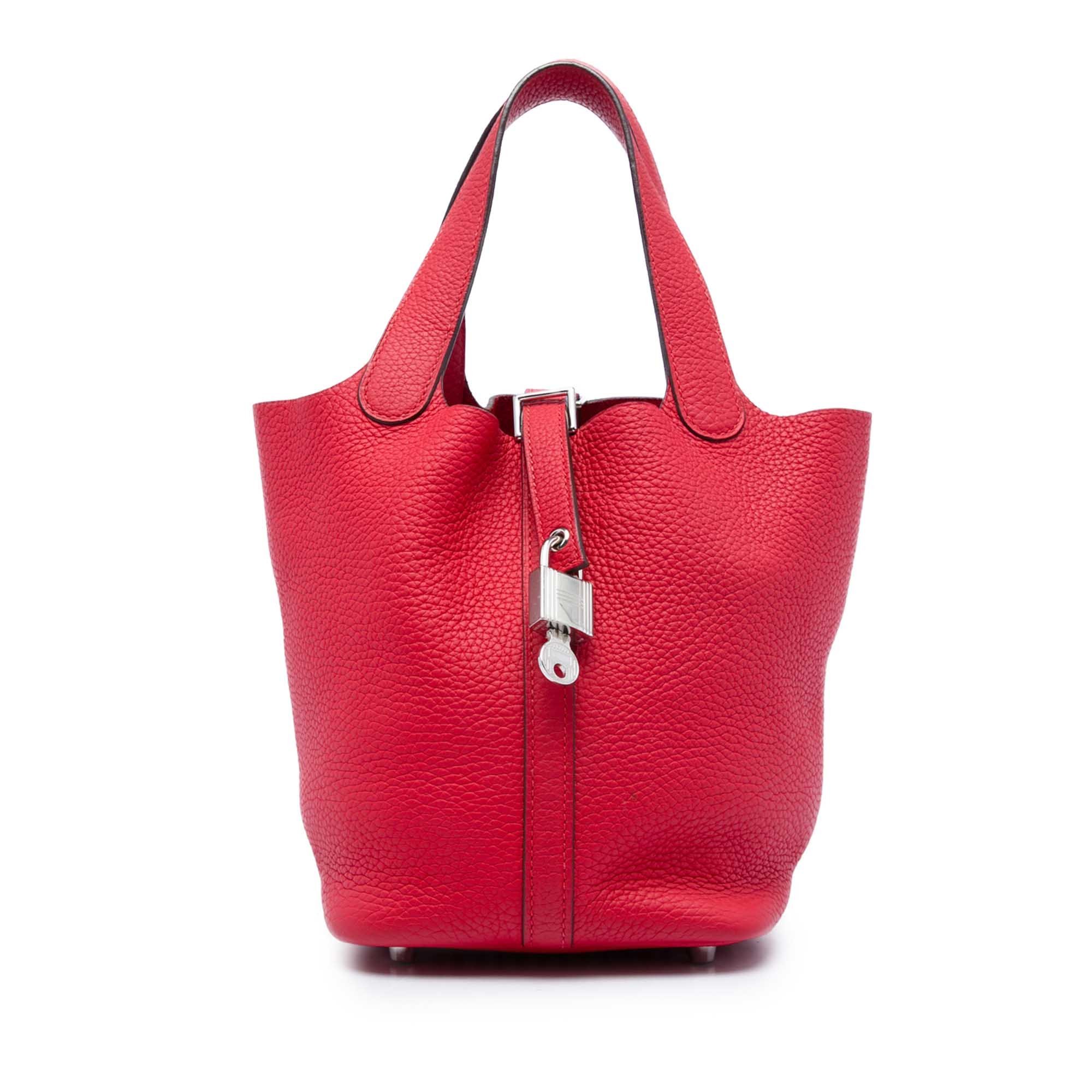 Picotin leather handbag