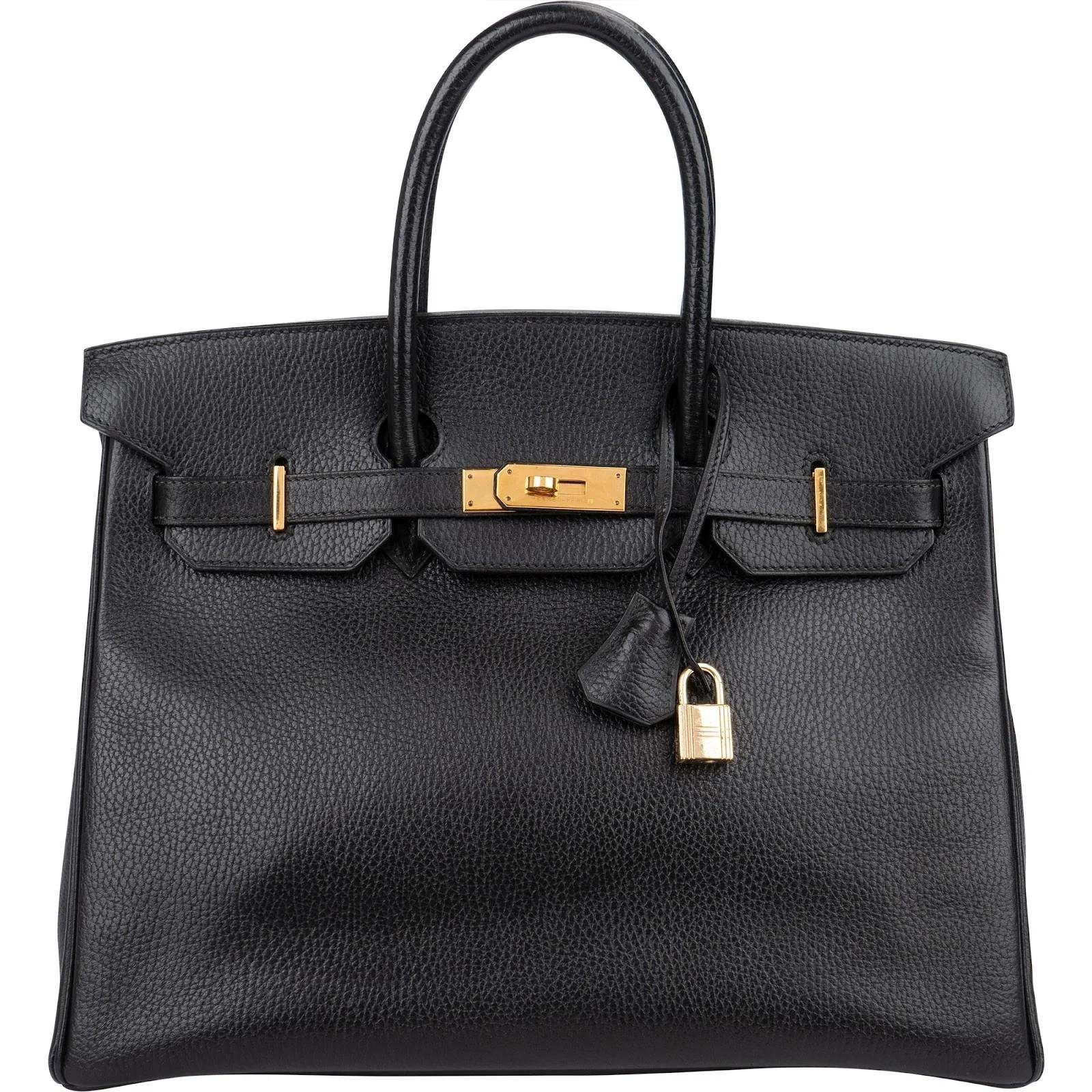 Birkin 35 leather handbag