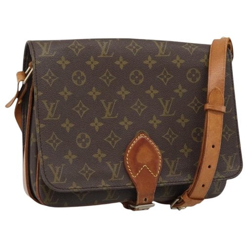 Cartouchière cloth handbag
