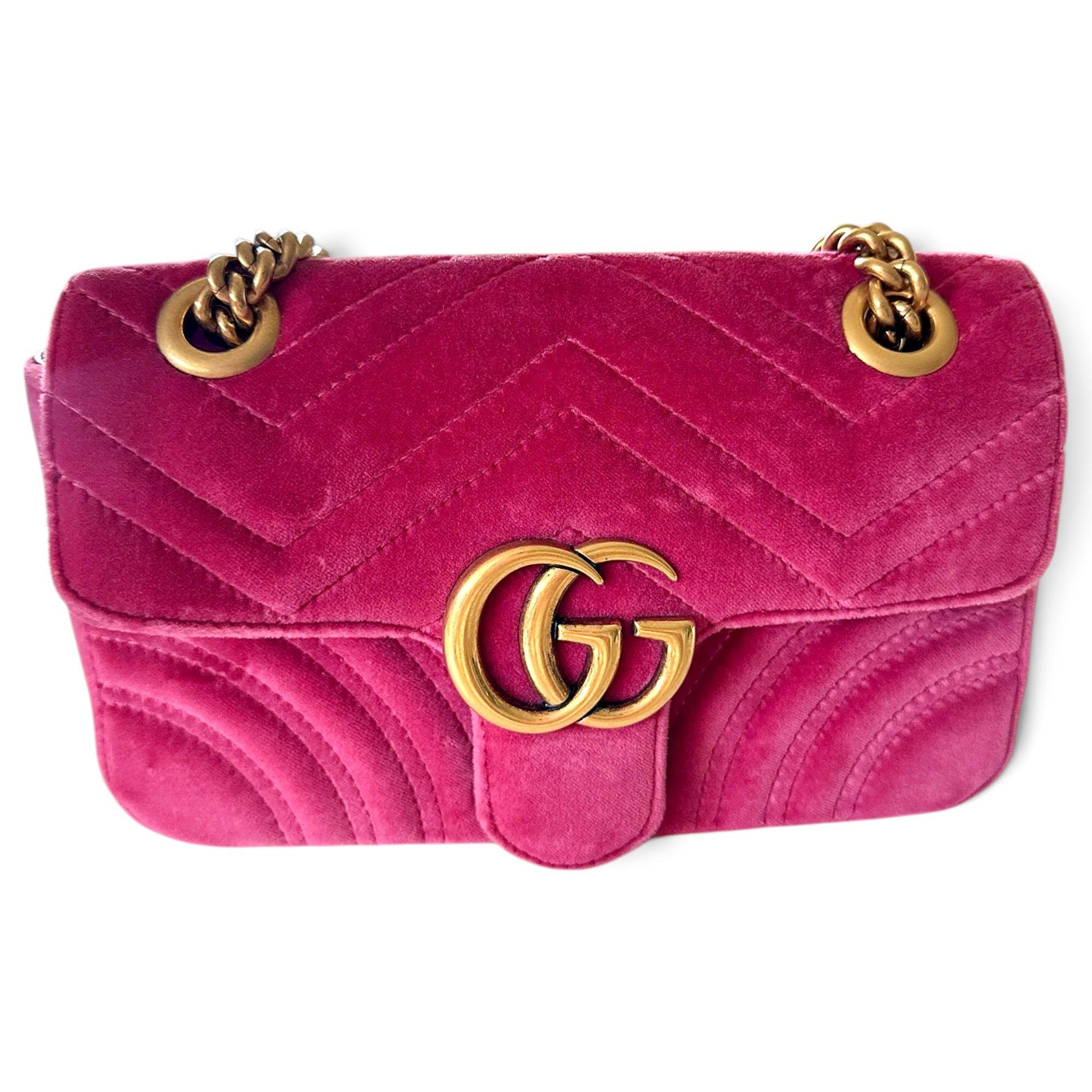 GG Marmont velvet handbag