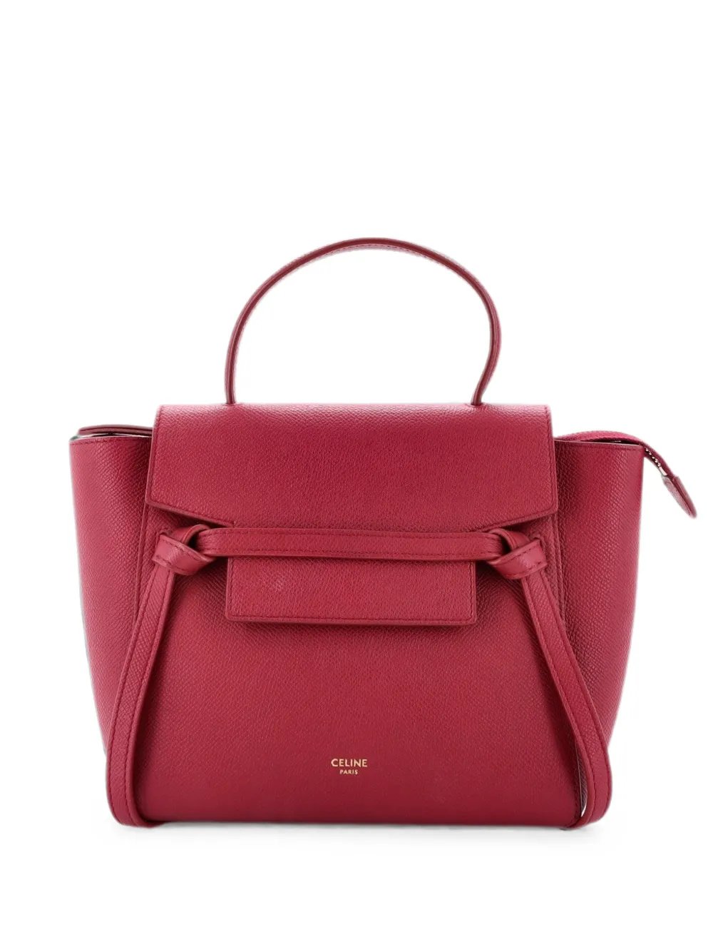 Belt Bag Textured Leather Nano shoulder bag