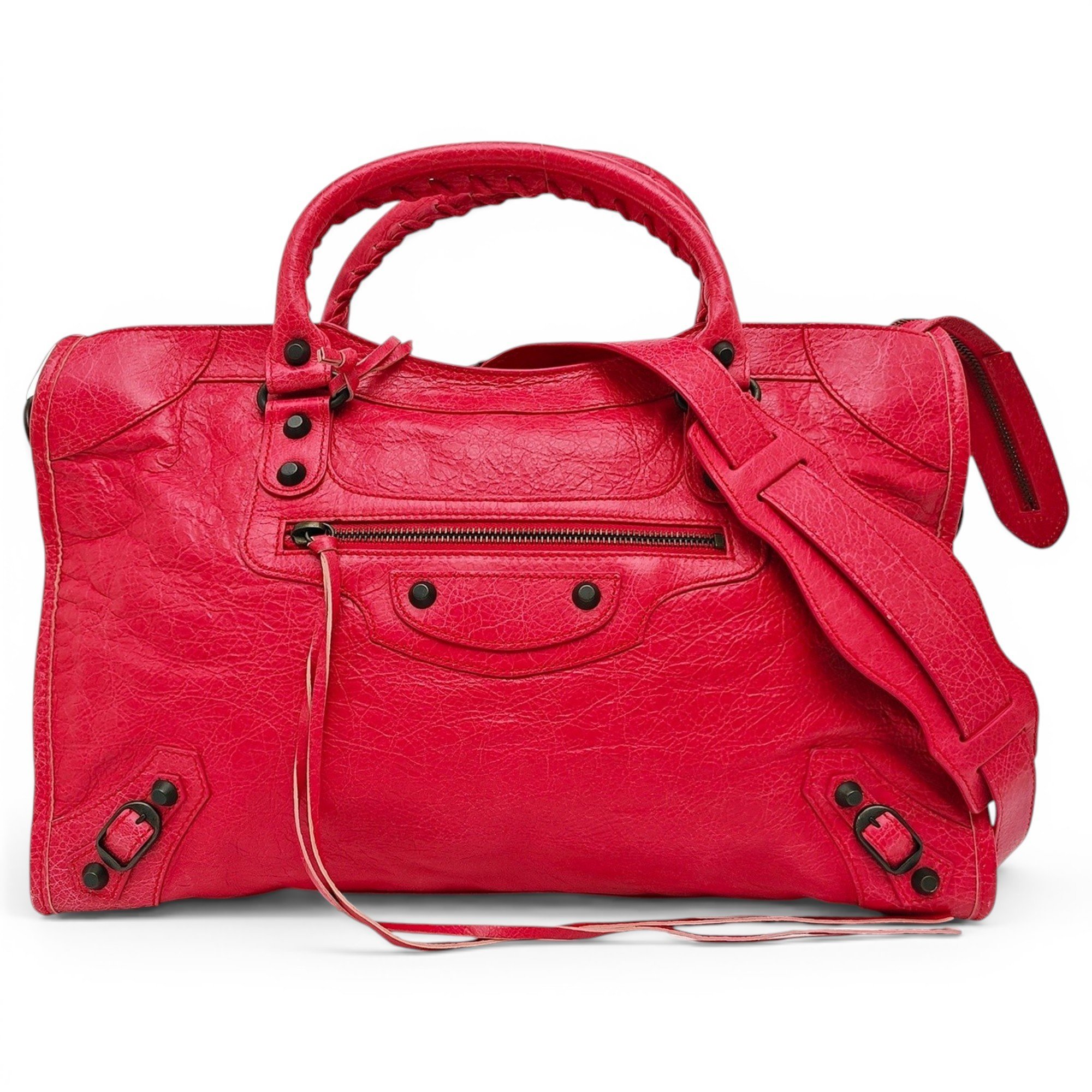 Leather handbag