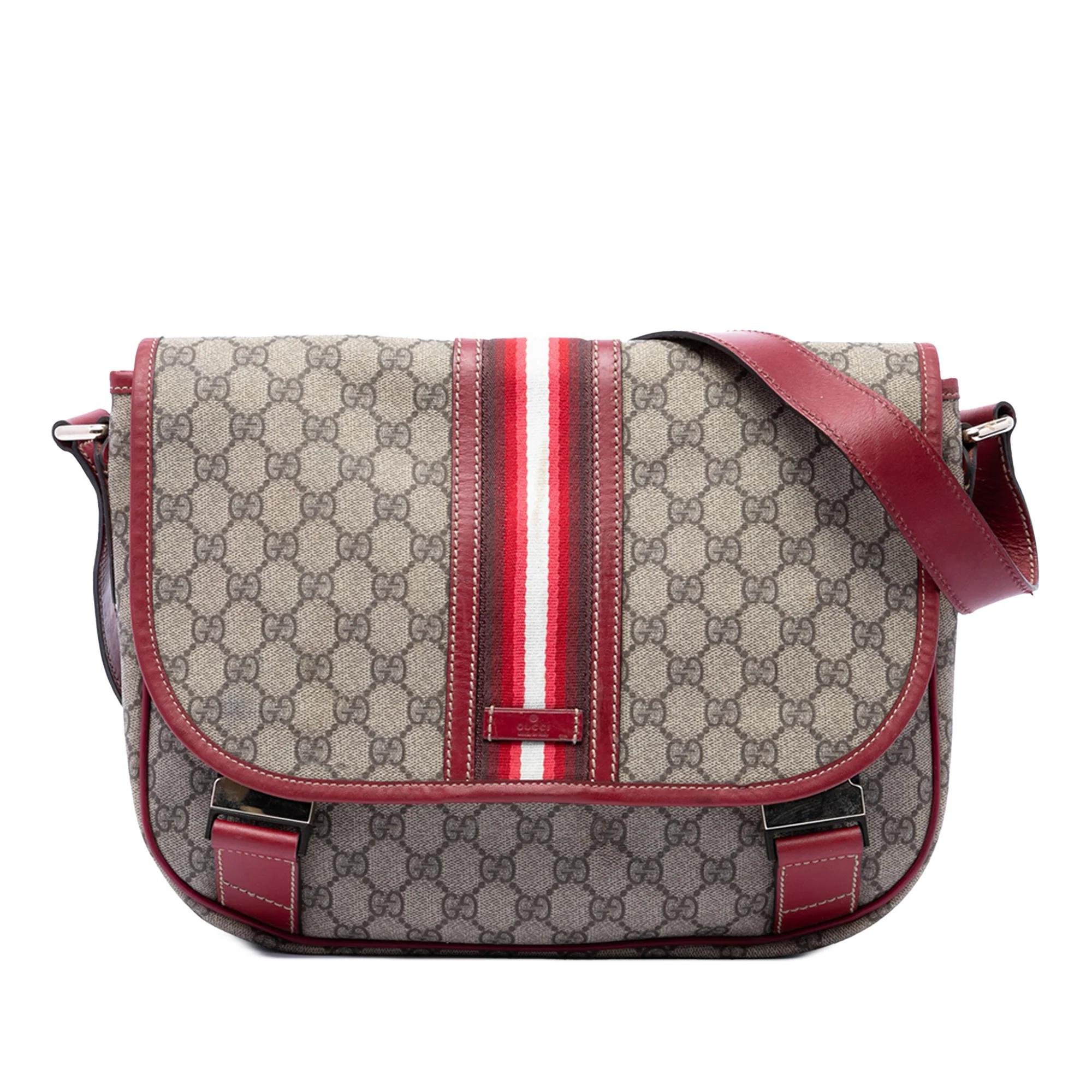 Gucci B leather crossbody bag