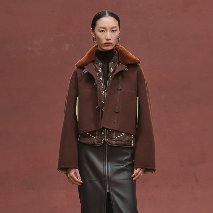 Marron Érable Modular Coat