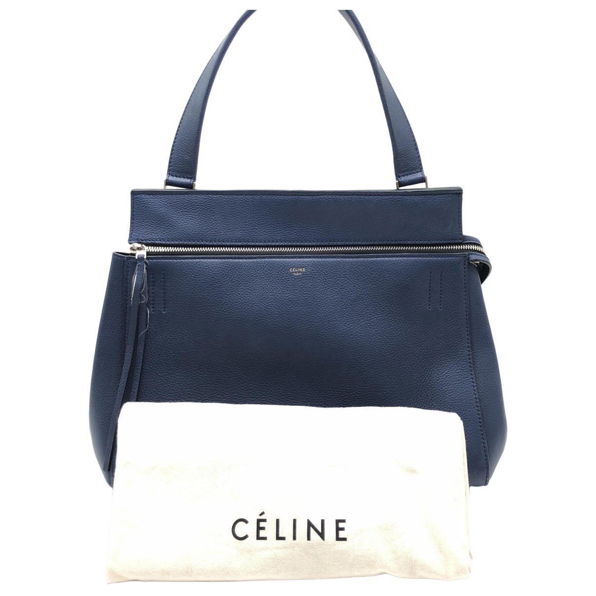 Edge leather handbag