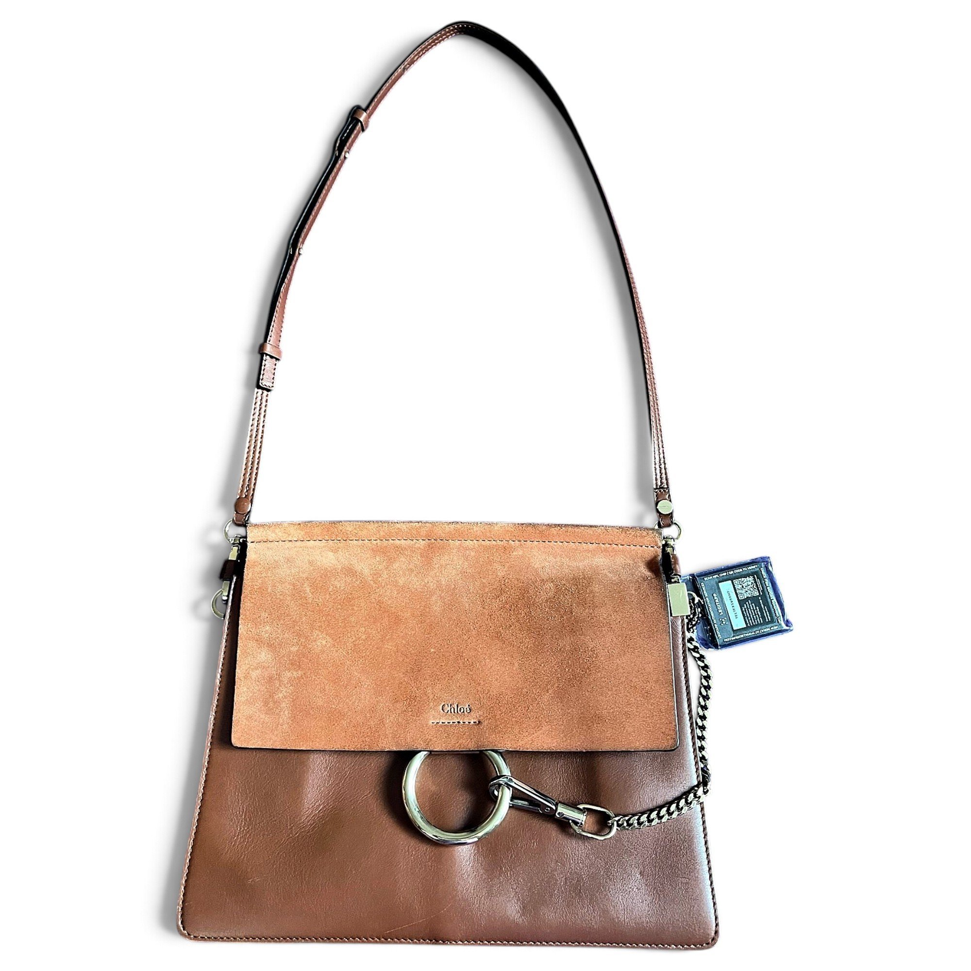 Faye leather handbag