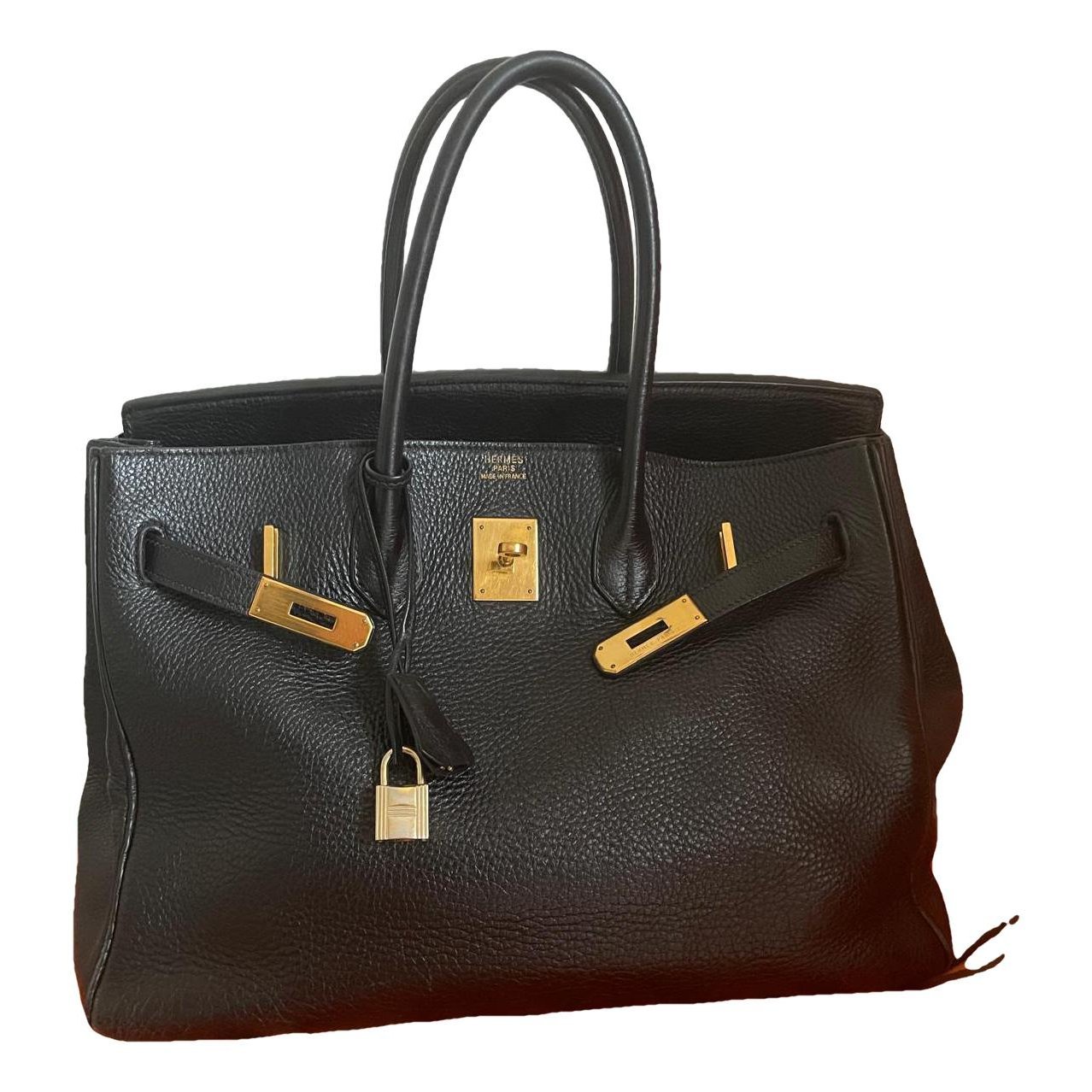 Birkin 35 leather handbag