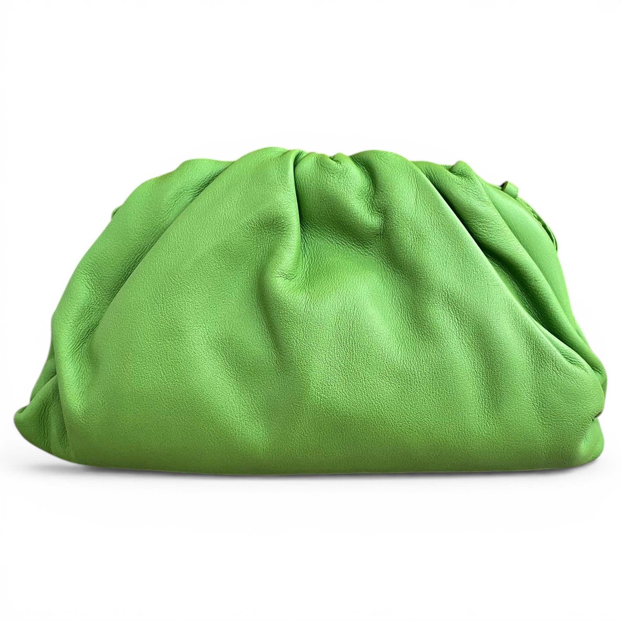 Pouch leather handbag