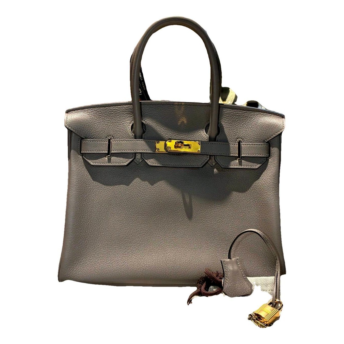 Birkin 30 leather handbag