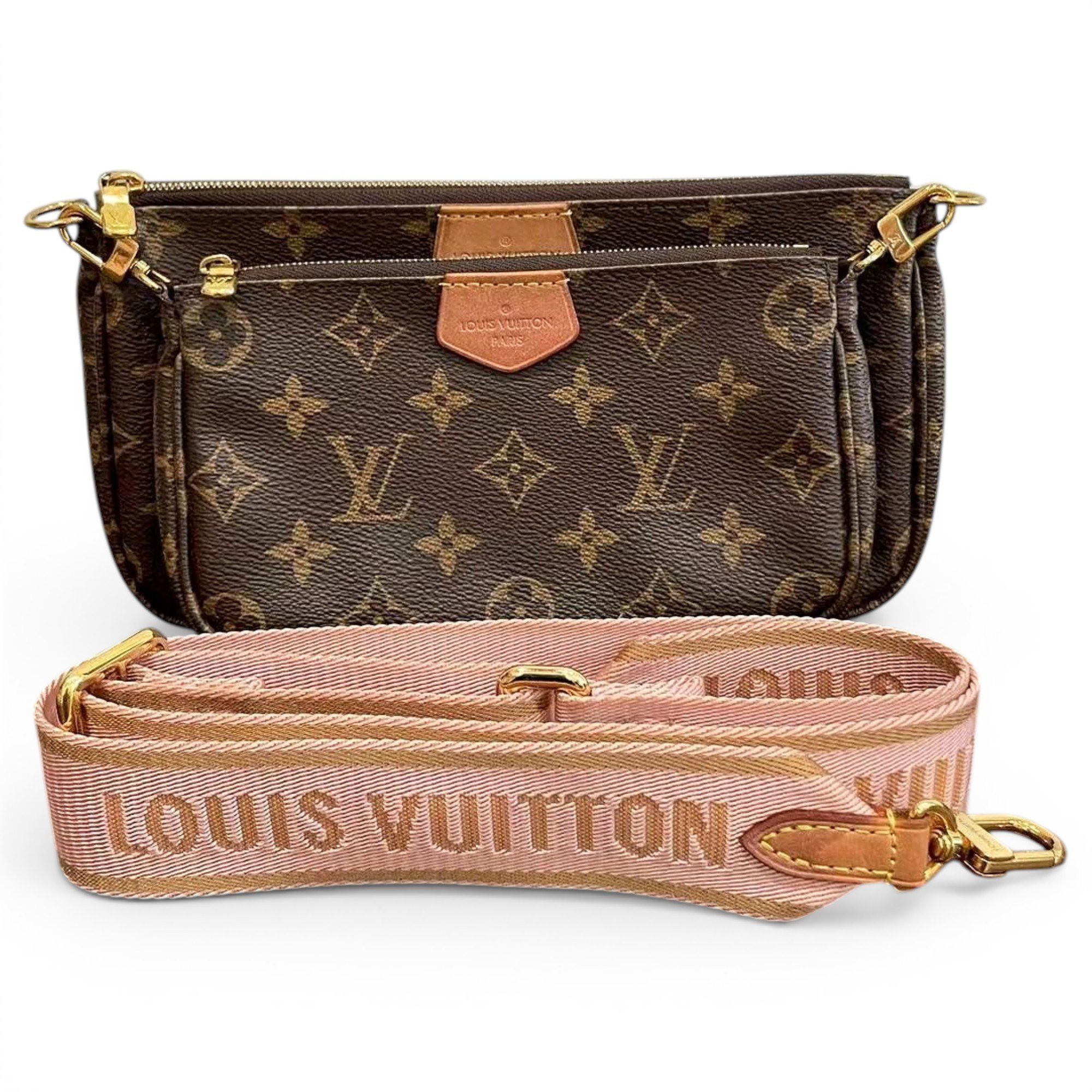 Multi Pochette Accessoires leather handbag
