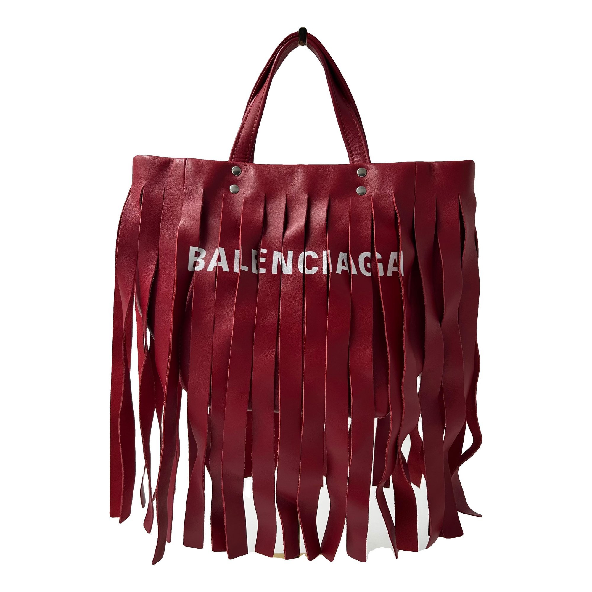 Leather tote