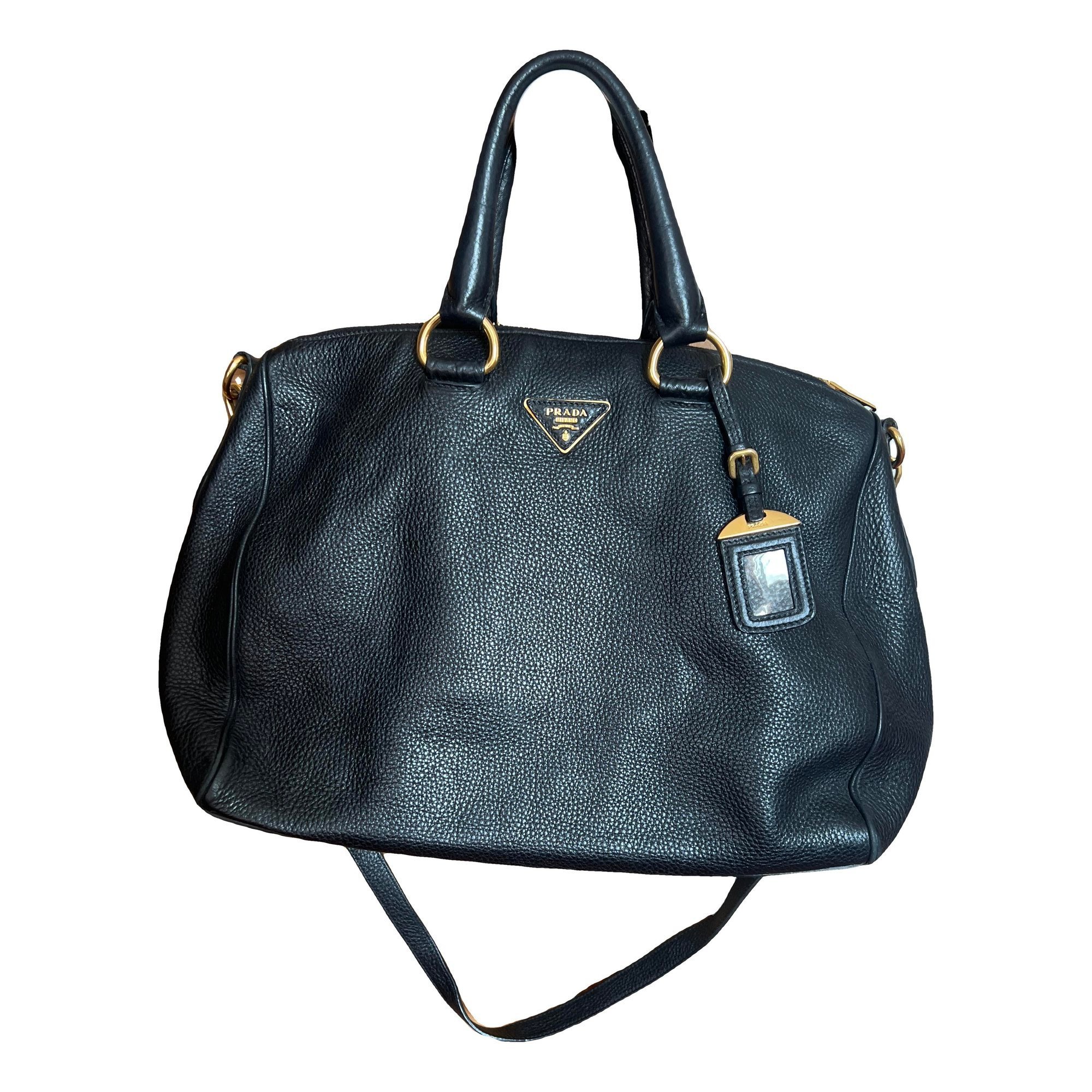 Prada Double leather tote