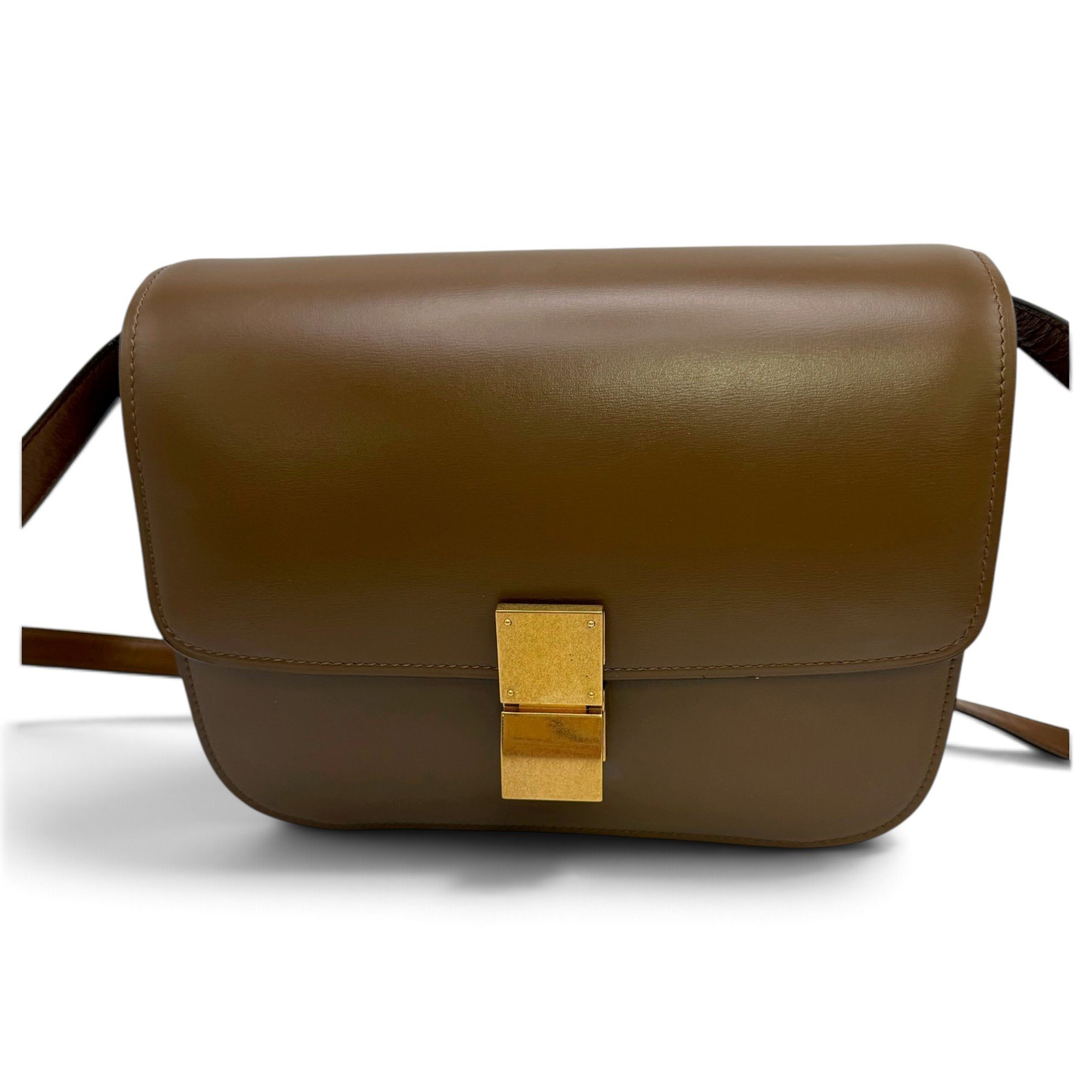 Classic leather crossbody bag