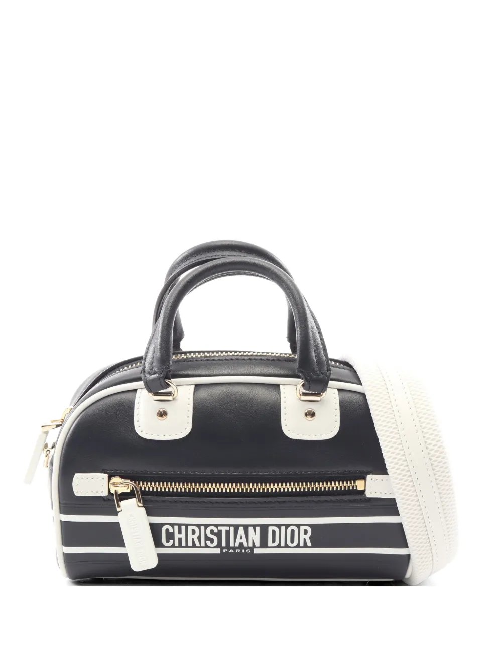 2010s mini VIBE two-way leather handbag