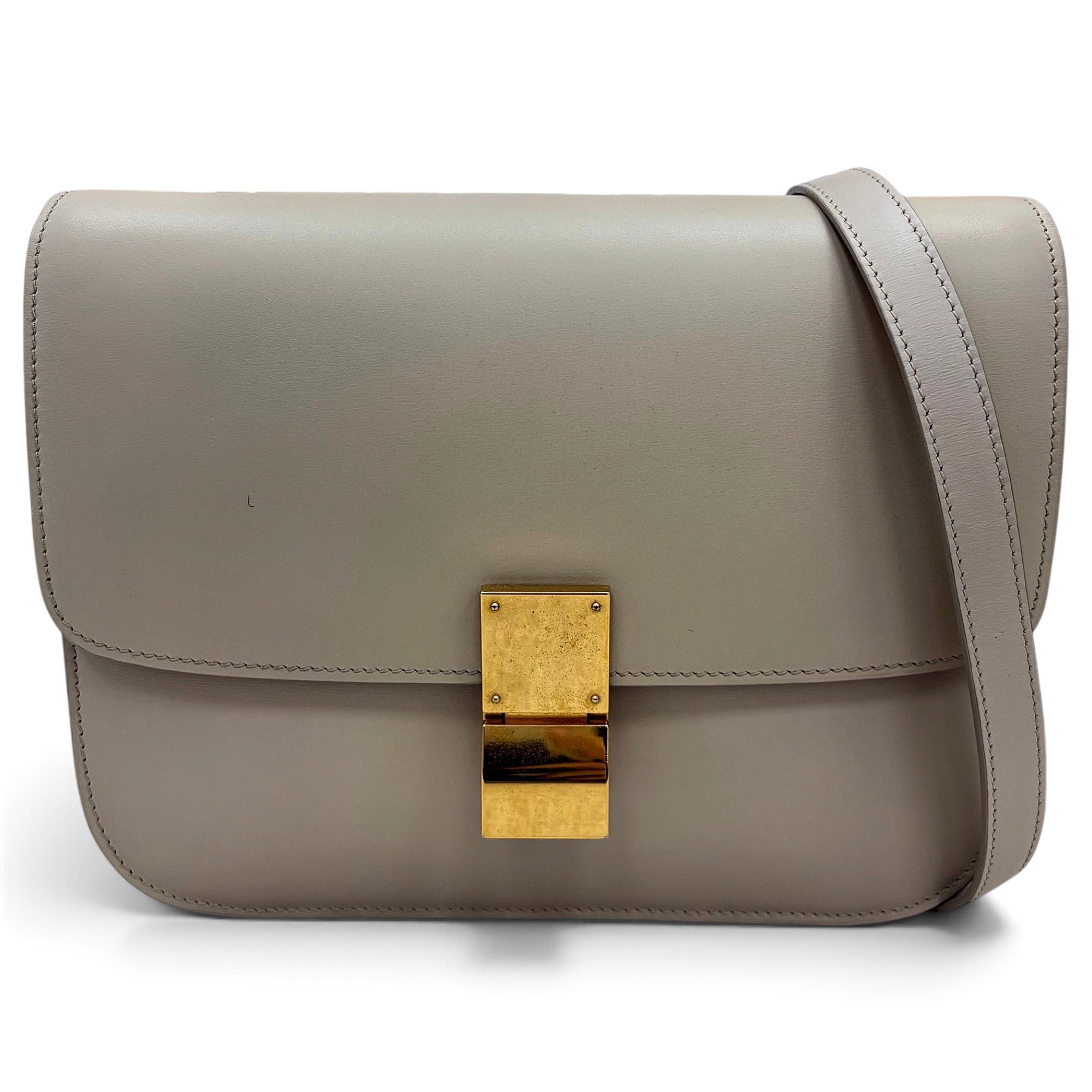 Classic leather handbag