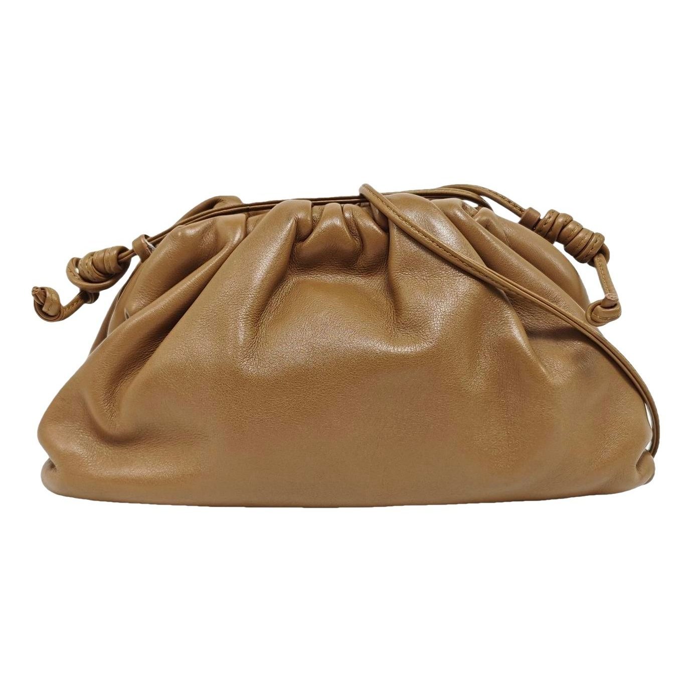 Pouch leather crossbody bag