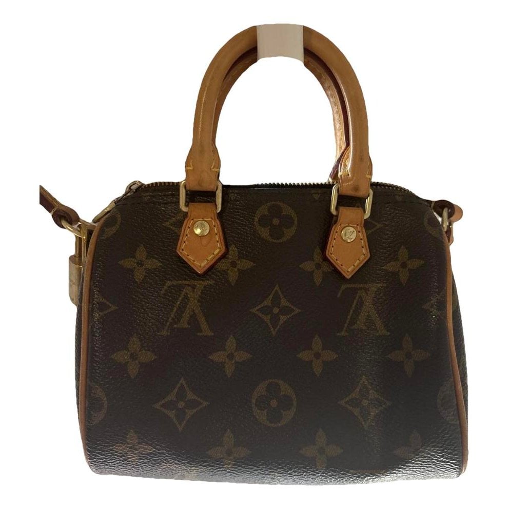 Nano Speedy / Mini HL leather crossbody bag