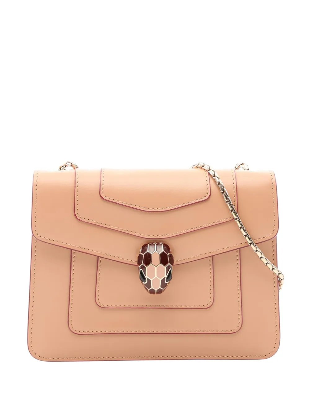 2010-2026 Small Leather Square Serpenti Forever Chain crossbody bag