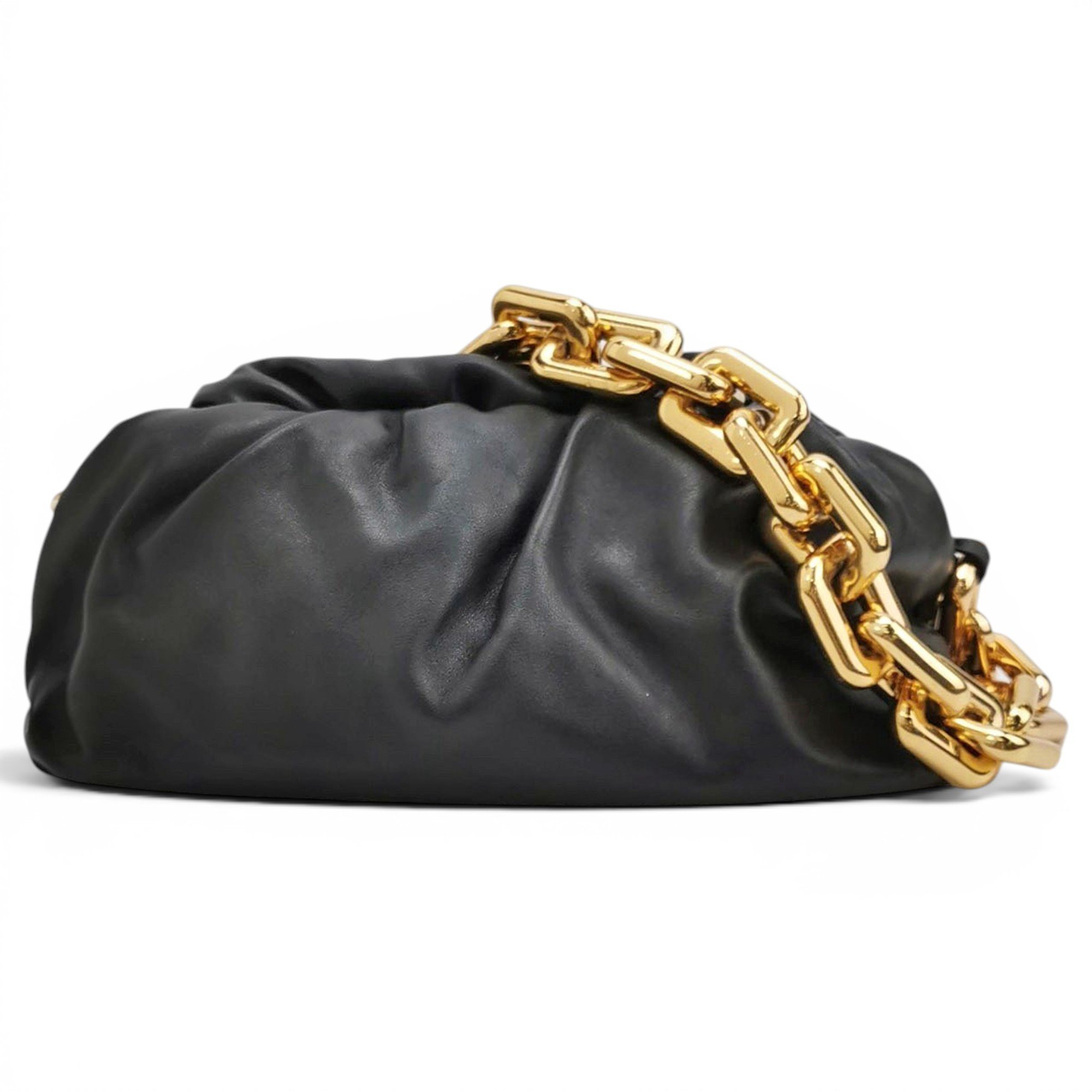 Chain Pouch leather handbag