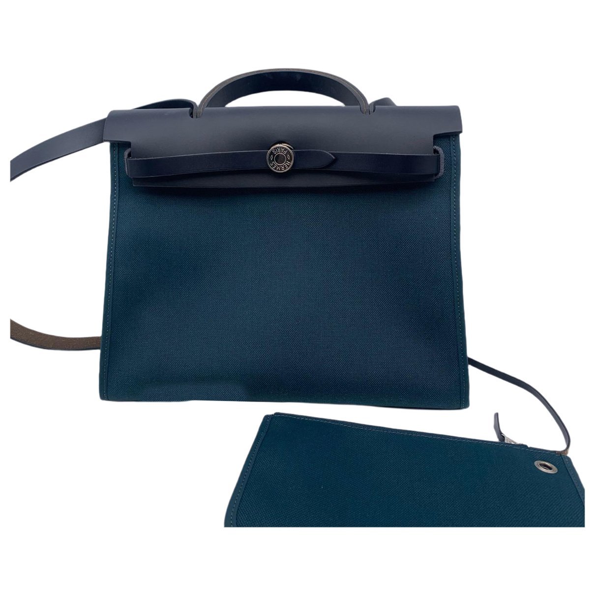Hermes Herbag Handbag Natural 9493