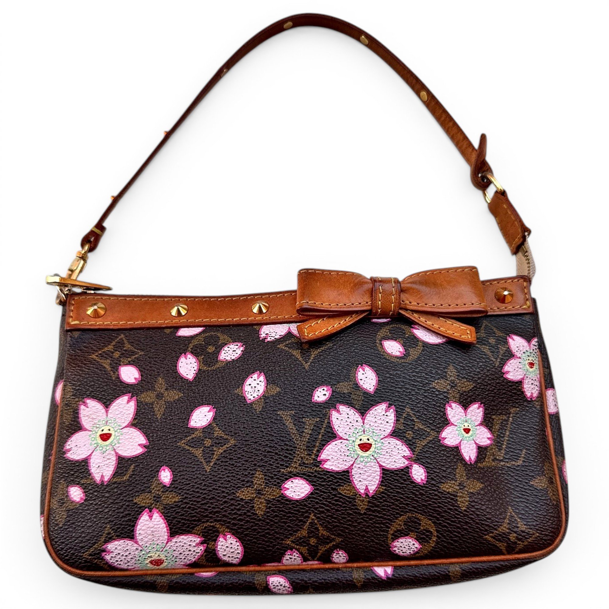 Pochette Accessoire leather handbag