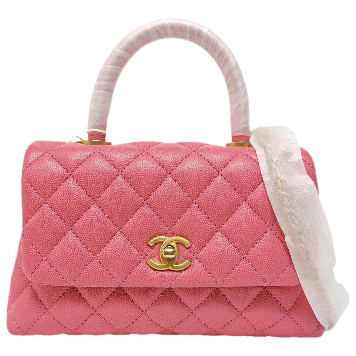 Coco Handle leather handbag
