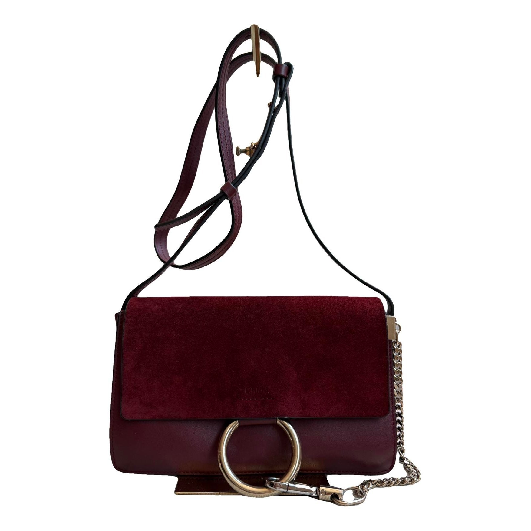 Faye leather handbag