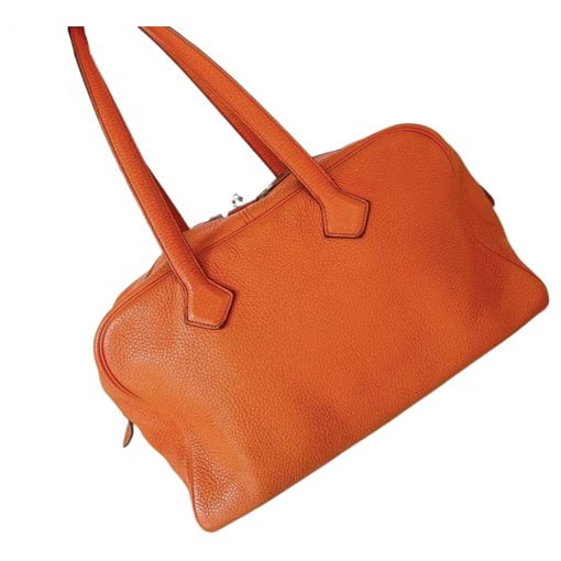 Hermes Victoria leather handbag