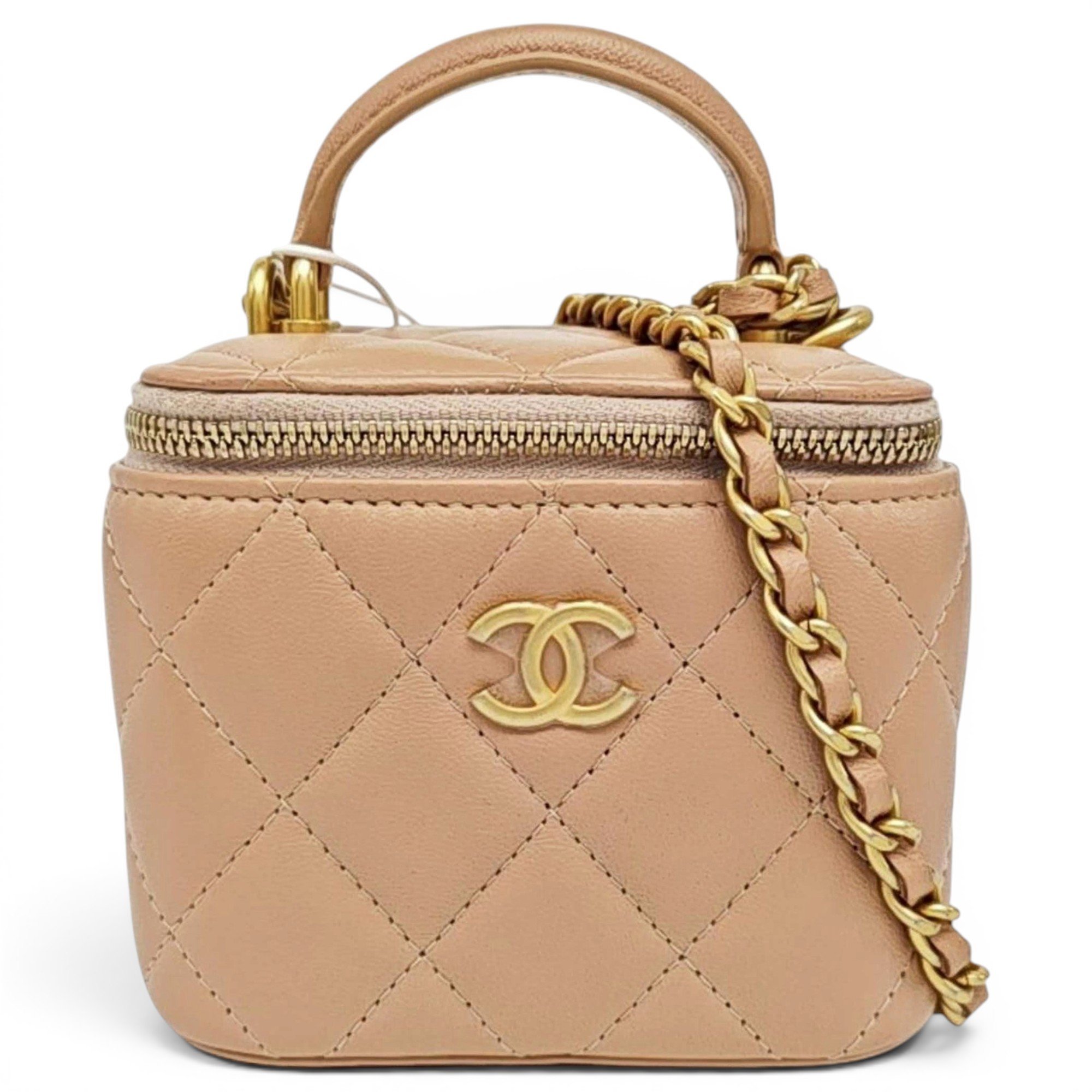 Trendy CC Vanity leather handbag