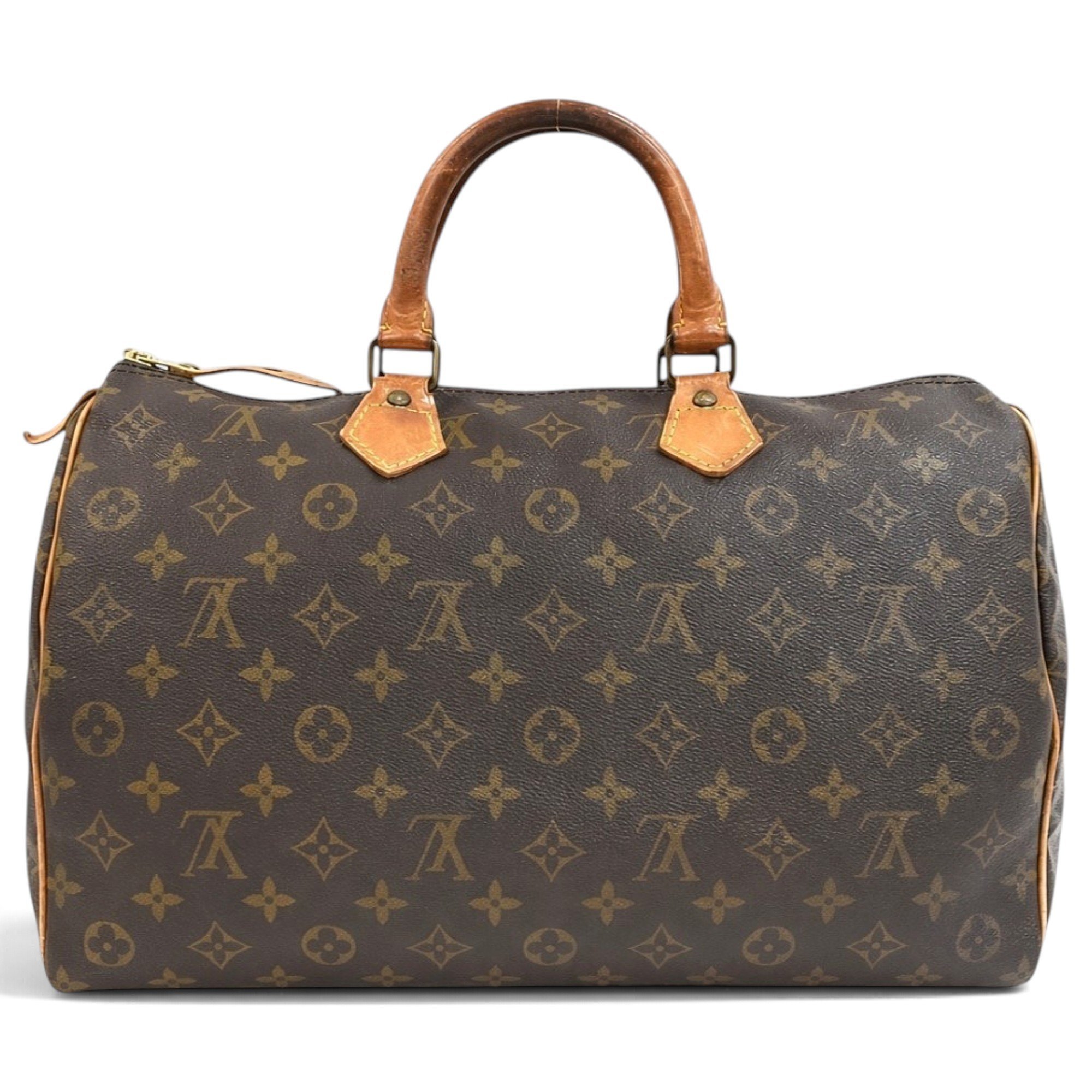 Speedy leather handbag