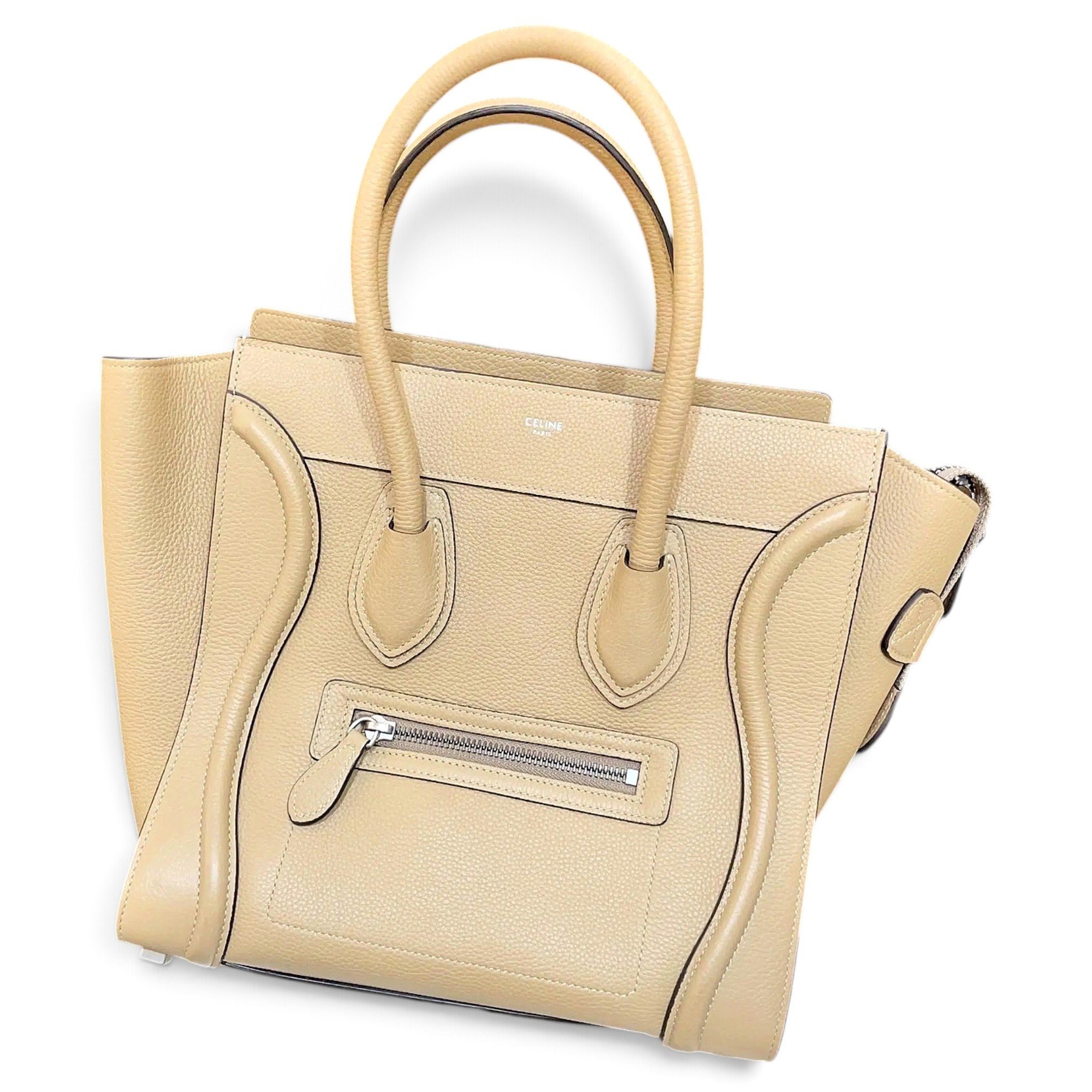 Luggage leather handbag