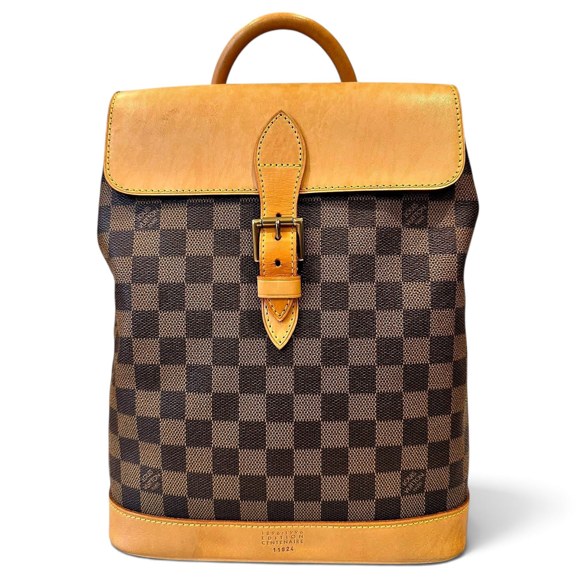 Arlequin leather backpack