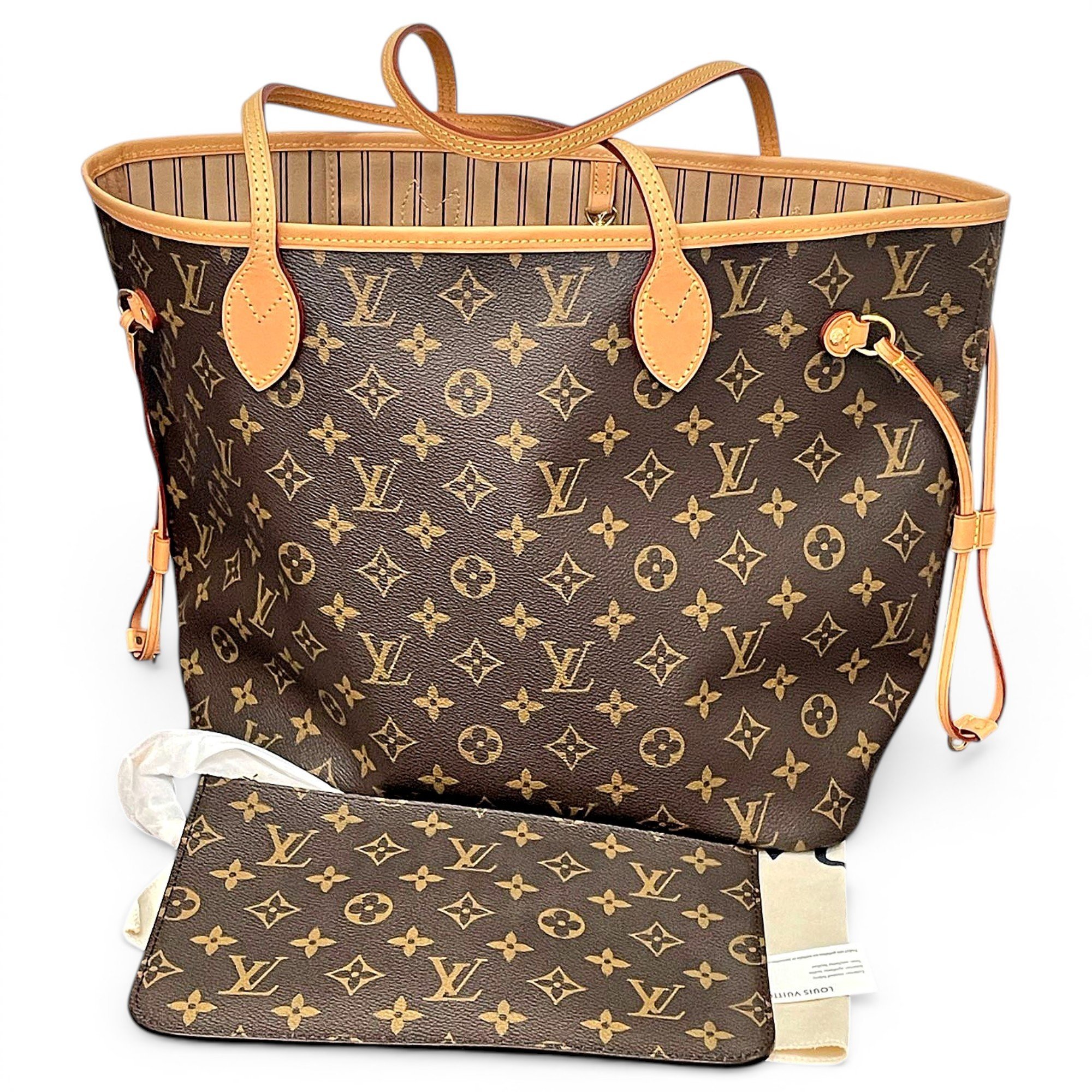 Neverfull leather tote