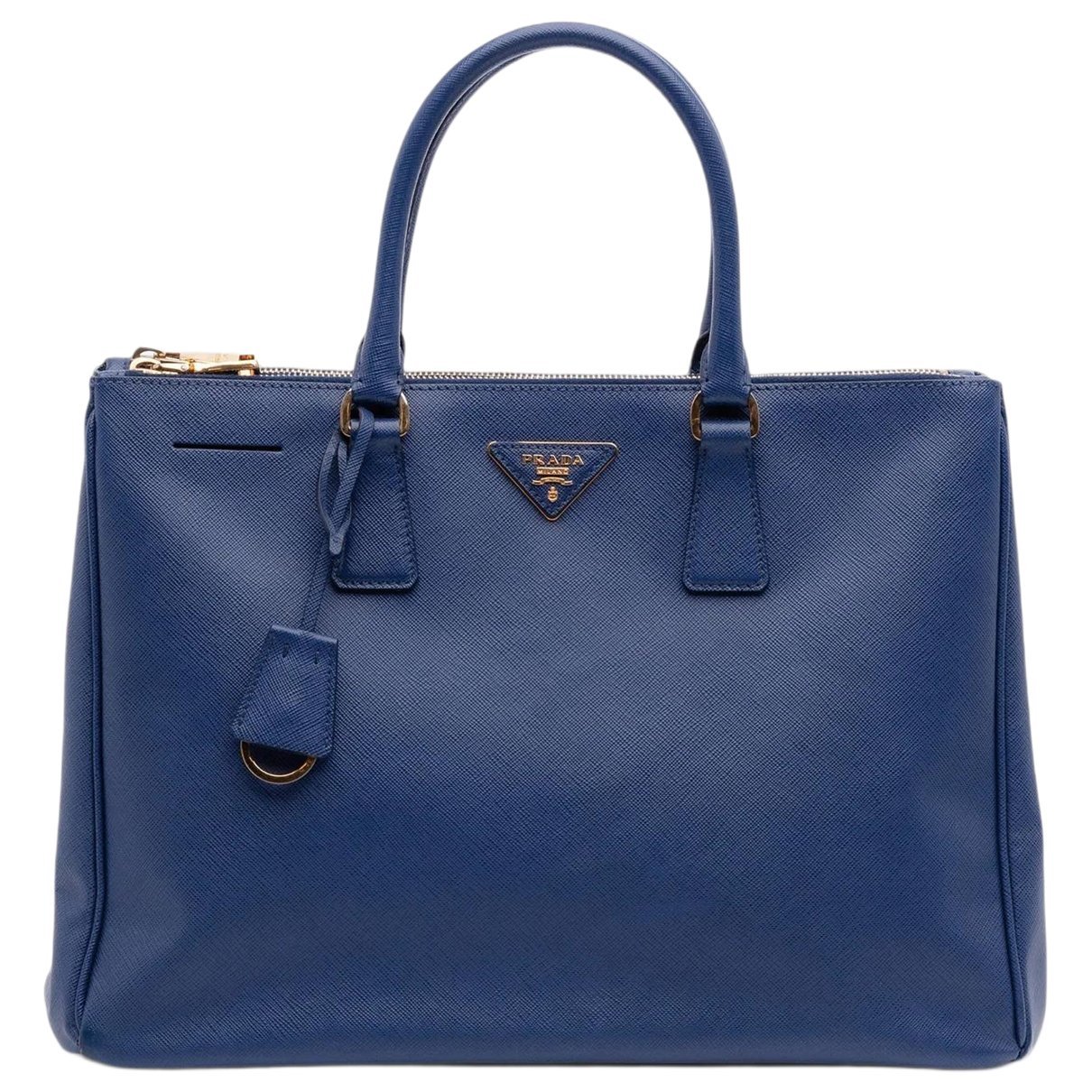 Double leather satchel