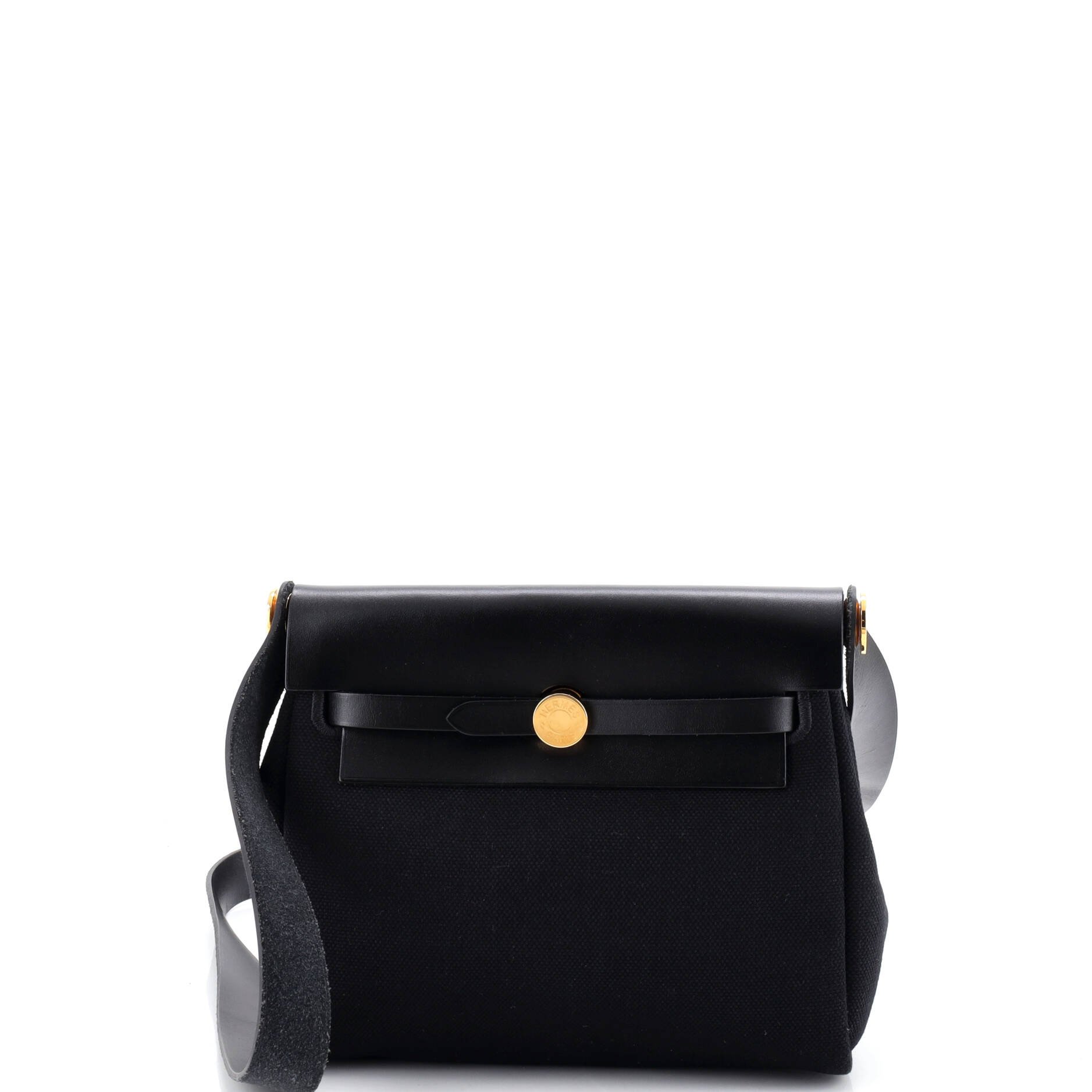 Herbag Zip Toile and Leather 20