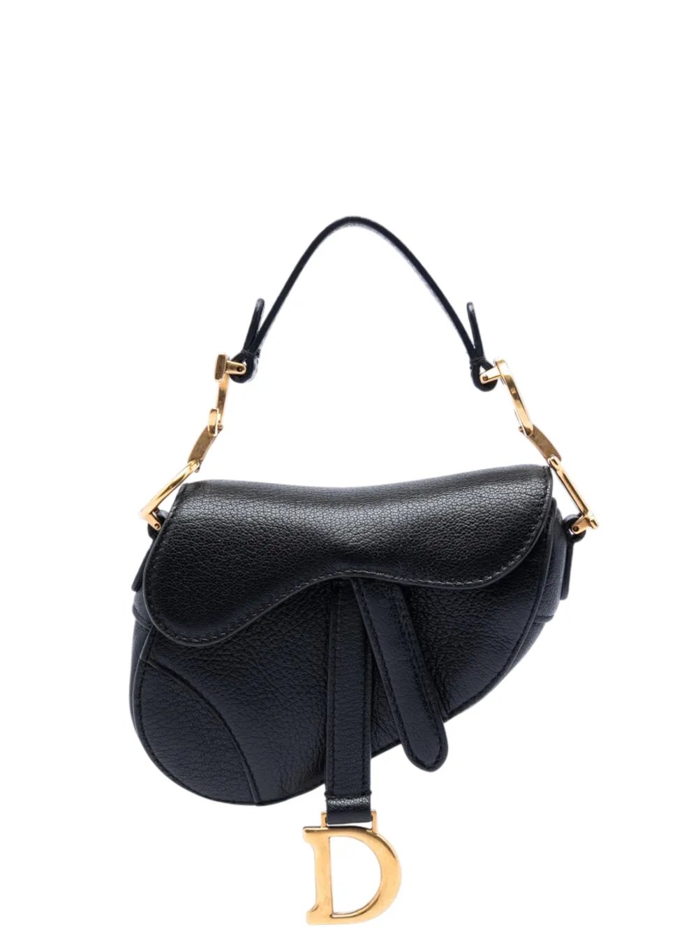 2021 Micro Goatskin Saddle Bag satchel